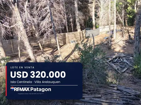 Lote en venta - villa arelauquen - isla centinela