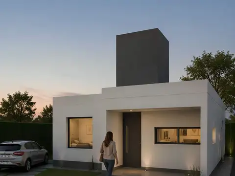 Casa en venta 2 hab en b° privado a estrenar