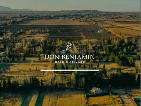 Lote 500 m2 b° privado don benjamin - vistalba
