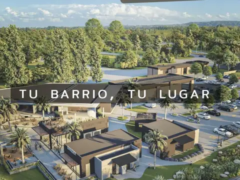 Venta lote en barrio las palmas, da al club house