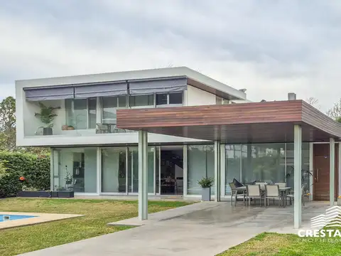 Venta / permuta - casa 3 dormitorios en barrio privado - funes hills miraflores, funes.