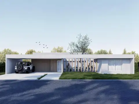 Casa a estrenar en una sola planta con 3 dormitorios y radiadores en vida