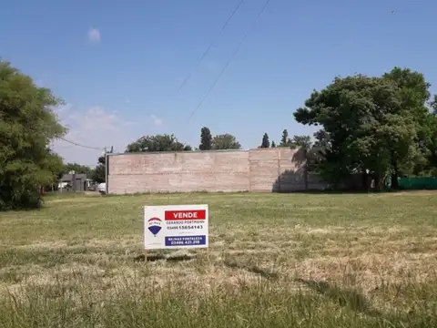 Venta terreno sobre esquina