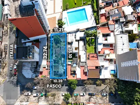 Terreno en venta -  abasto - 350 mts - pb   6 pisos