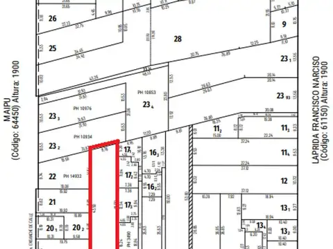 Venta lote constructora - 439 m2 -rep la sexta