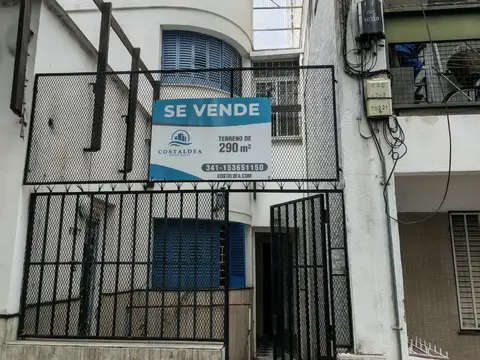 Excelente terreno 290 m² a metros de bv: oroño - apto desarrollo (at1) pb +