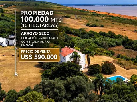 Venta | 10 hectáreas con salida al río – arroyo seco