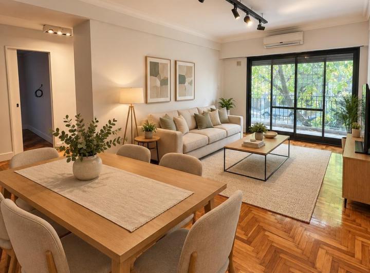 Departamento · 90m² · 4 Ambientes · 1 Cochera