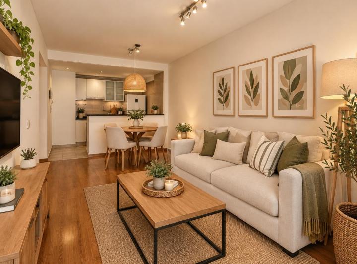 Departamento · 60m² · 3 Ambientes · 1 Cochera