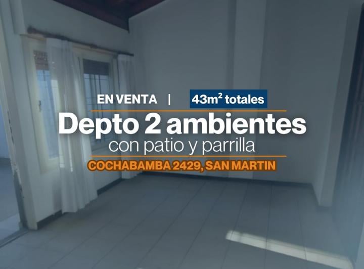 Departamento · 35m² · 2 Ambientes
