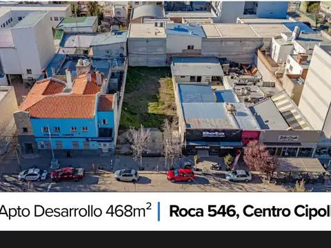 Terreno apto desarrollo en venta
