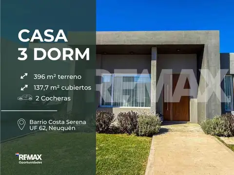 Venta casa 3 dormitorios con pileta