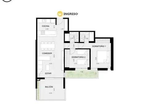Departamento en Venta en Nuestra Señora De Lourdes, Rosario