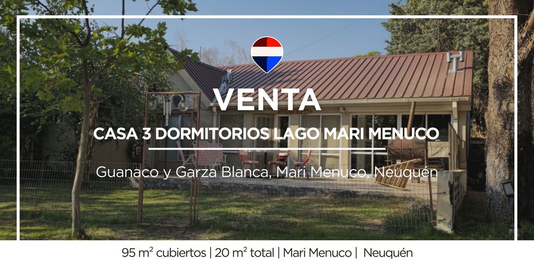 VENTA CASA  3 DORMITORIOS MARI MENUCO