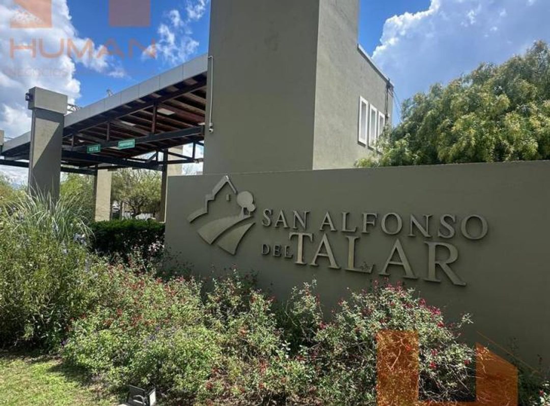 VENTA TERRENO SAN ALFONSO DEL TALAR,MENDIOLAZA,CBA