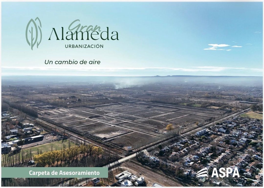 VENTA TERRENO GRAN ALAMEDA CIPOLLETTI
