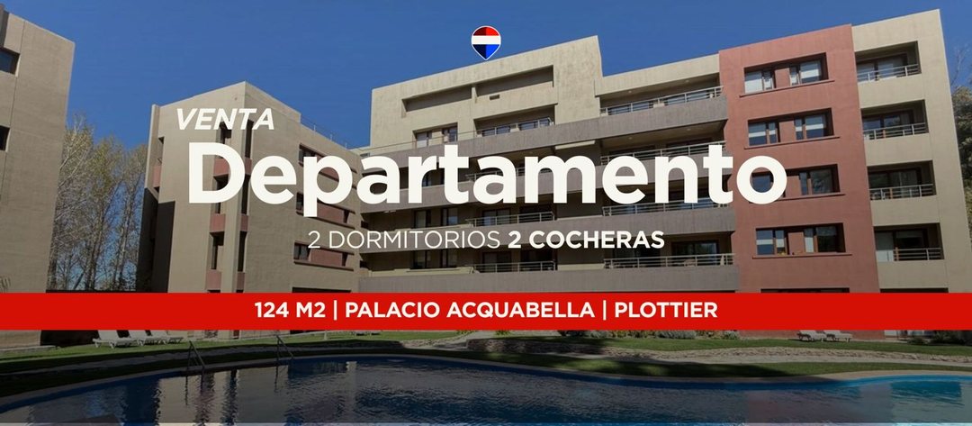 VENTA DEPARTAMENTO 2 DORM | ACQUABELLA | PLOTTIER