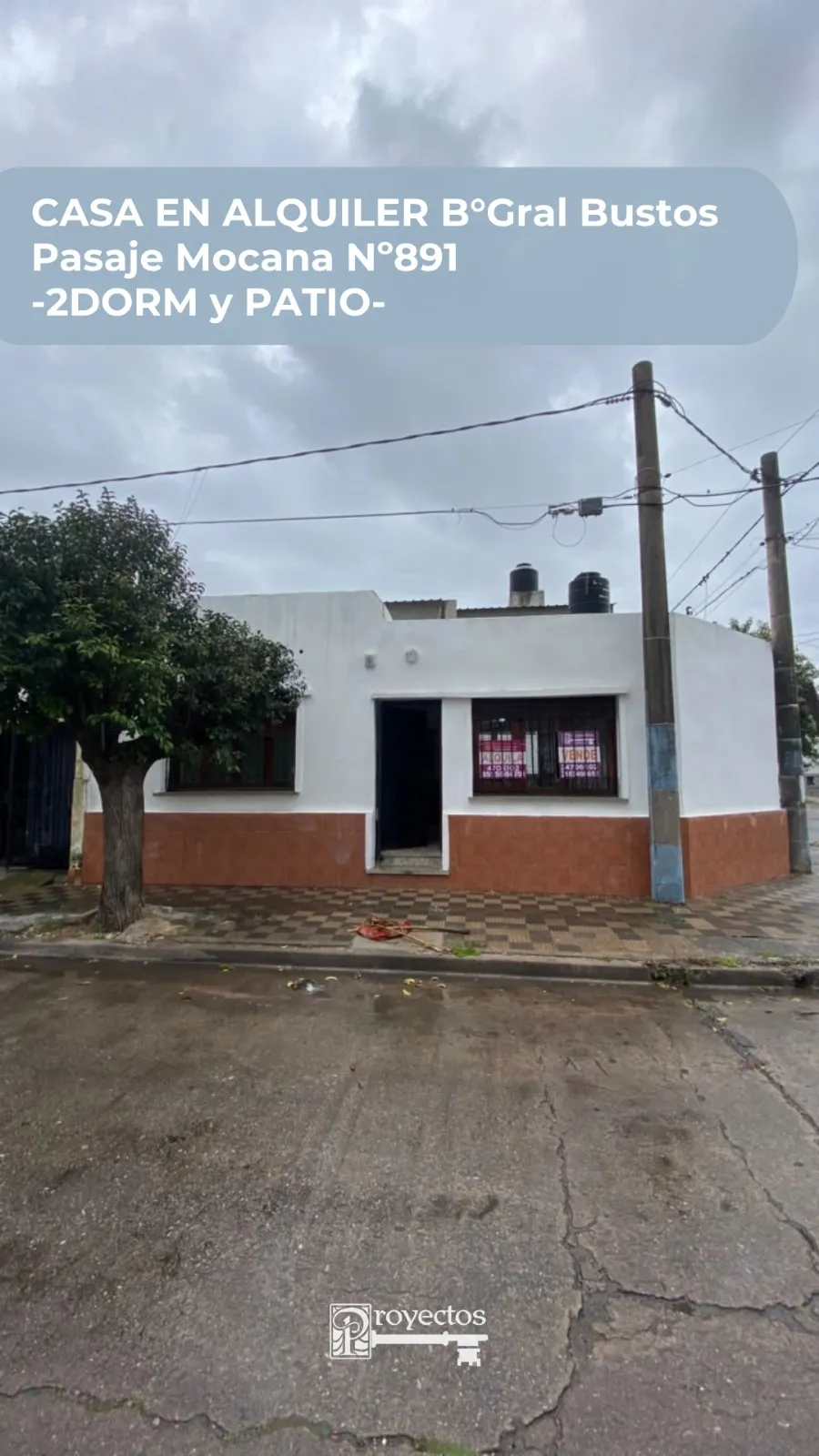 CASA en ALQUILER en Bº General Bustos en la calle Pasaje Mocana Nº891