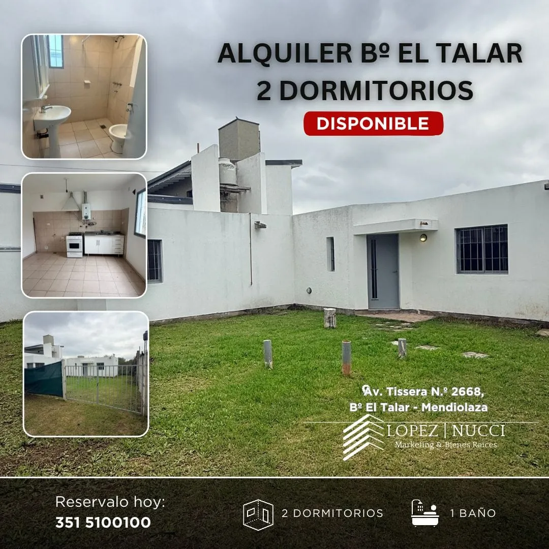 ALQUILER 2 DORMITORIOS TALAR DE MENDIOLAZA