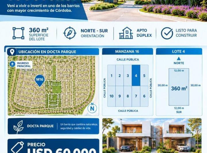 Terreno · 360m²