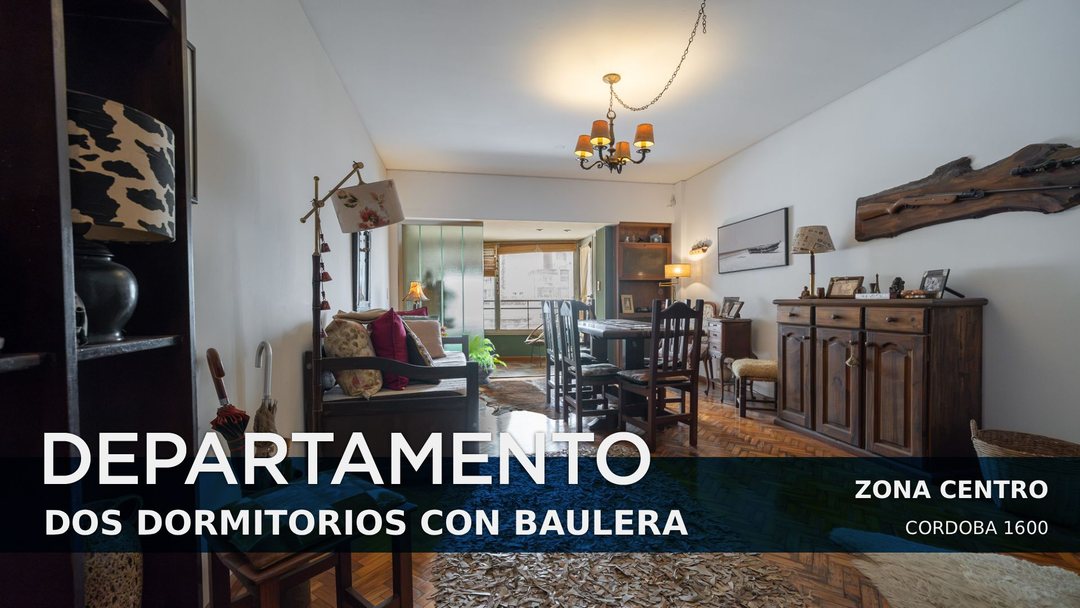 DEPTO DOS DORM CON BAULERA EN BARRIO CENTRO