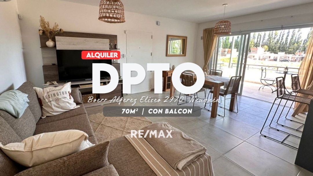 ALQUILER DEPARTAMENTO UN DORMITORIO AMOBLADO