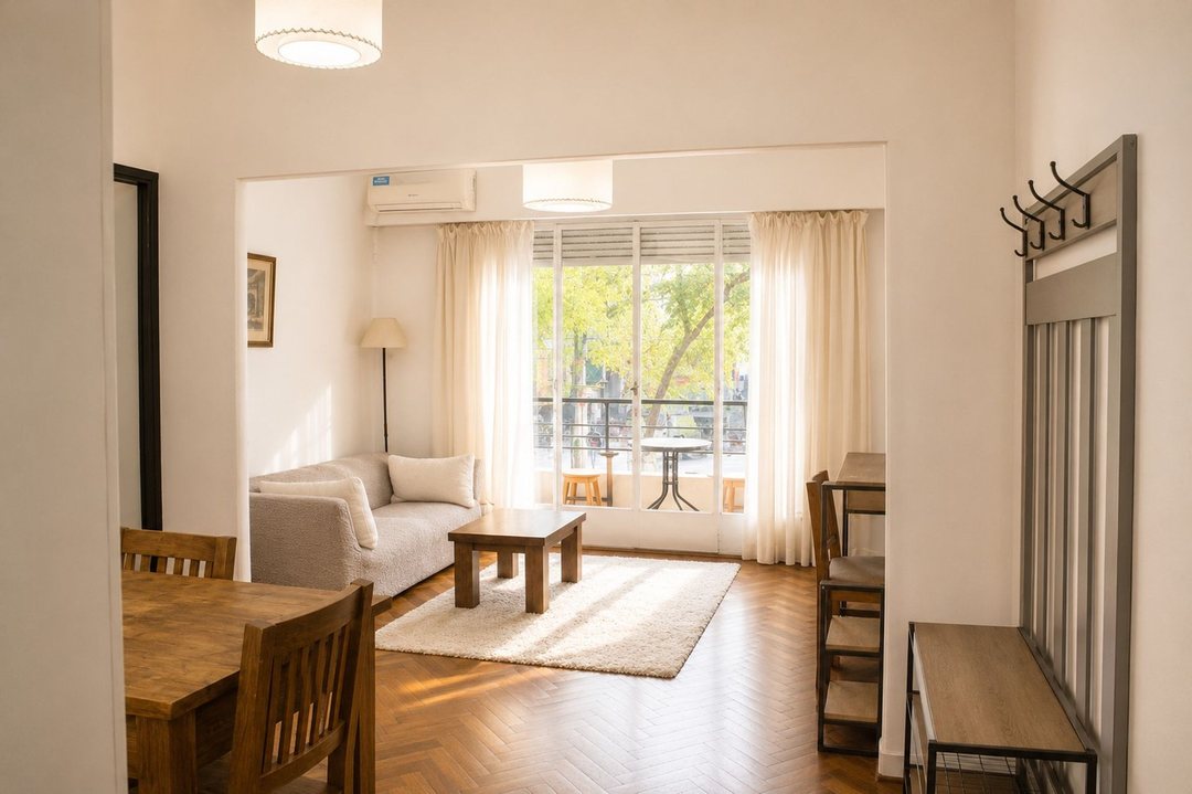 Venta amplio depto 3 Amb. con balcón en Cañitas