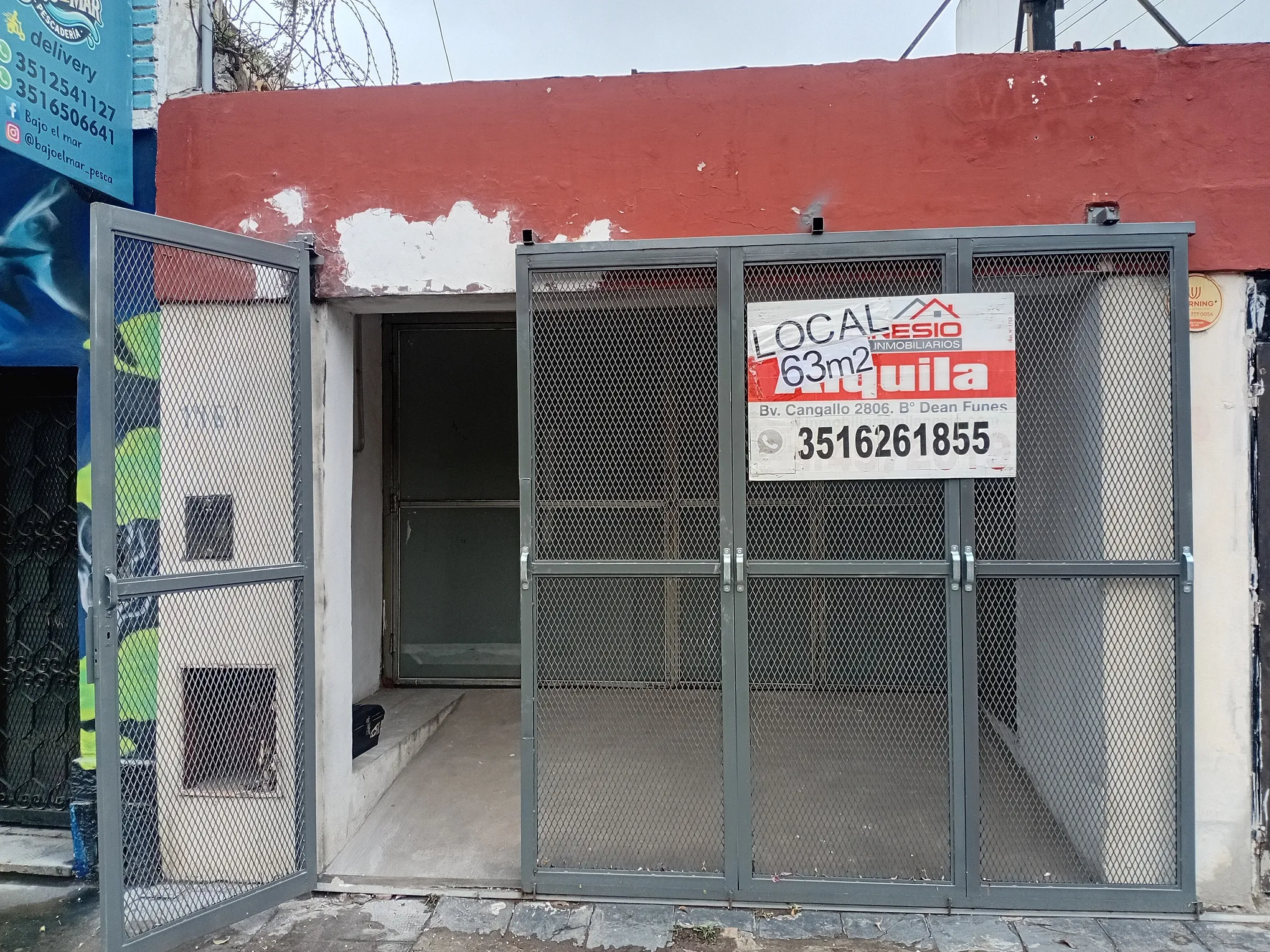 ALQUILO LOCAL-B° SAN VICENTE-SGTO. CABRAL 1461-63mts SALON- DEPOSITO COC/BAÑO 98mts TOTALES $1.000.000 + IMPUESTOS