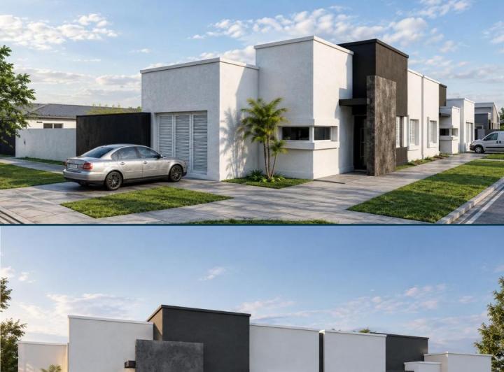 Casa · 87m² · 3 Ambientes · 1 Cochera