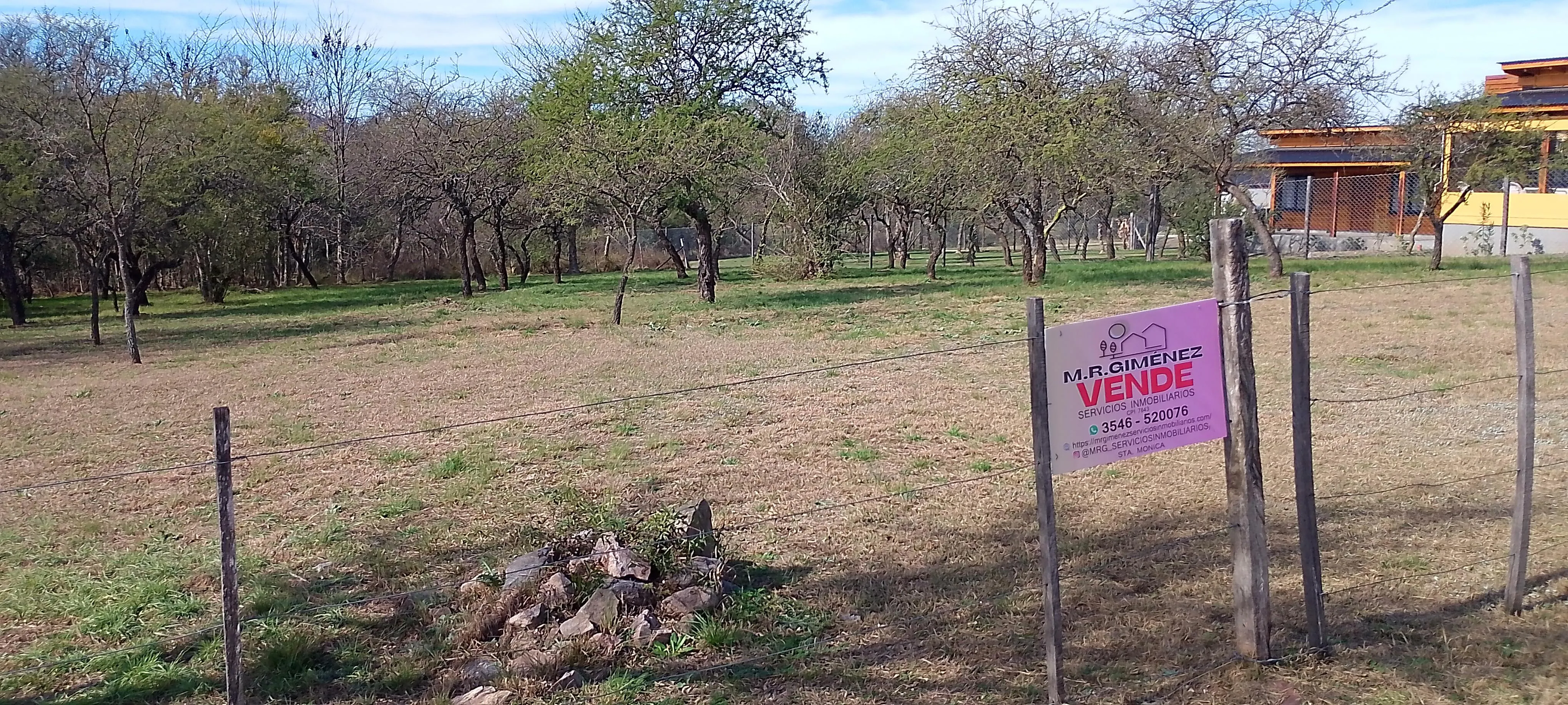 Lote de 1255 m en Santa Mónica, Valle de Calamuchita