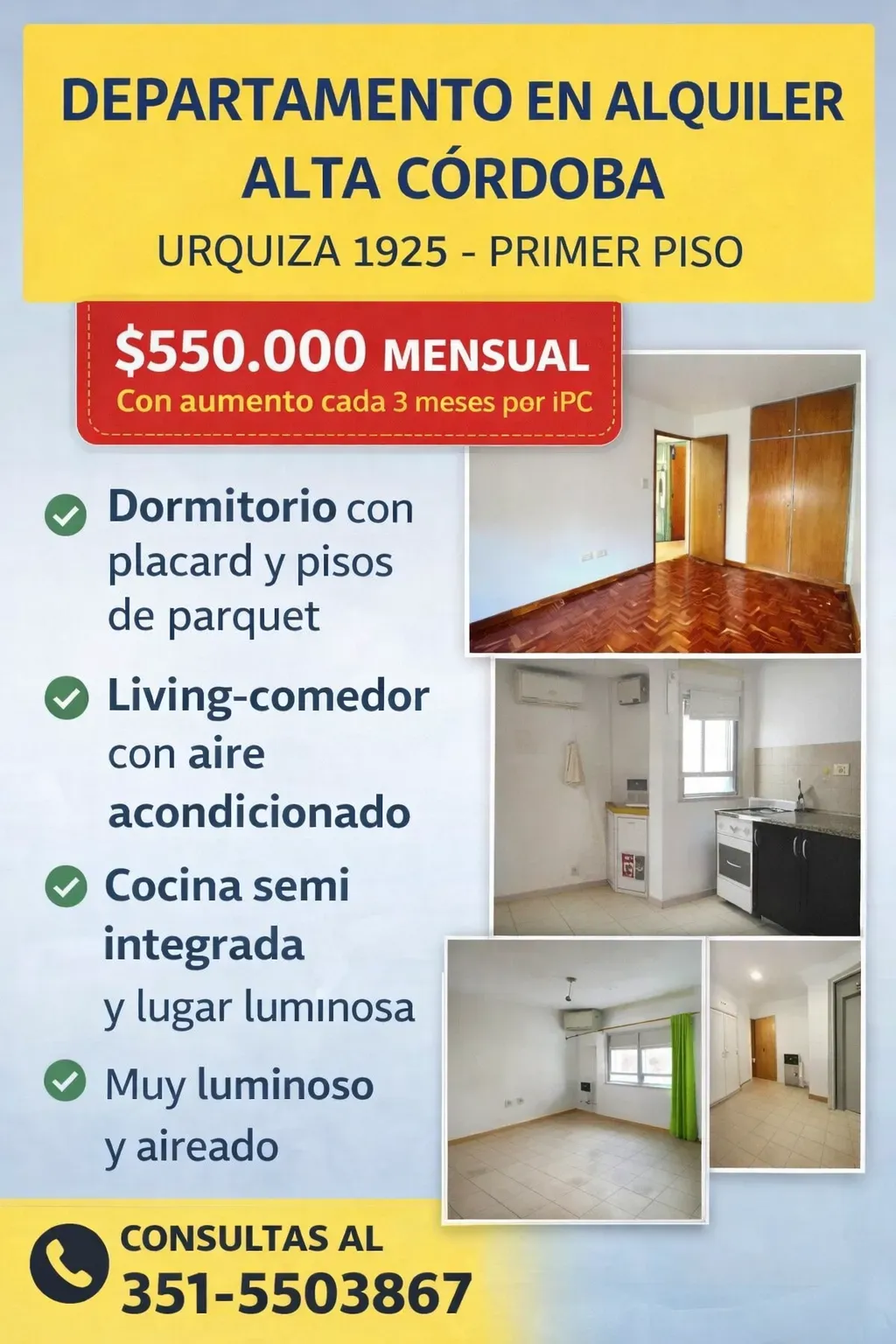 Hermoso Departamento en Alta Córdoba