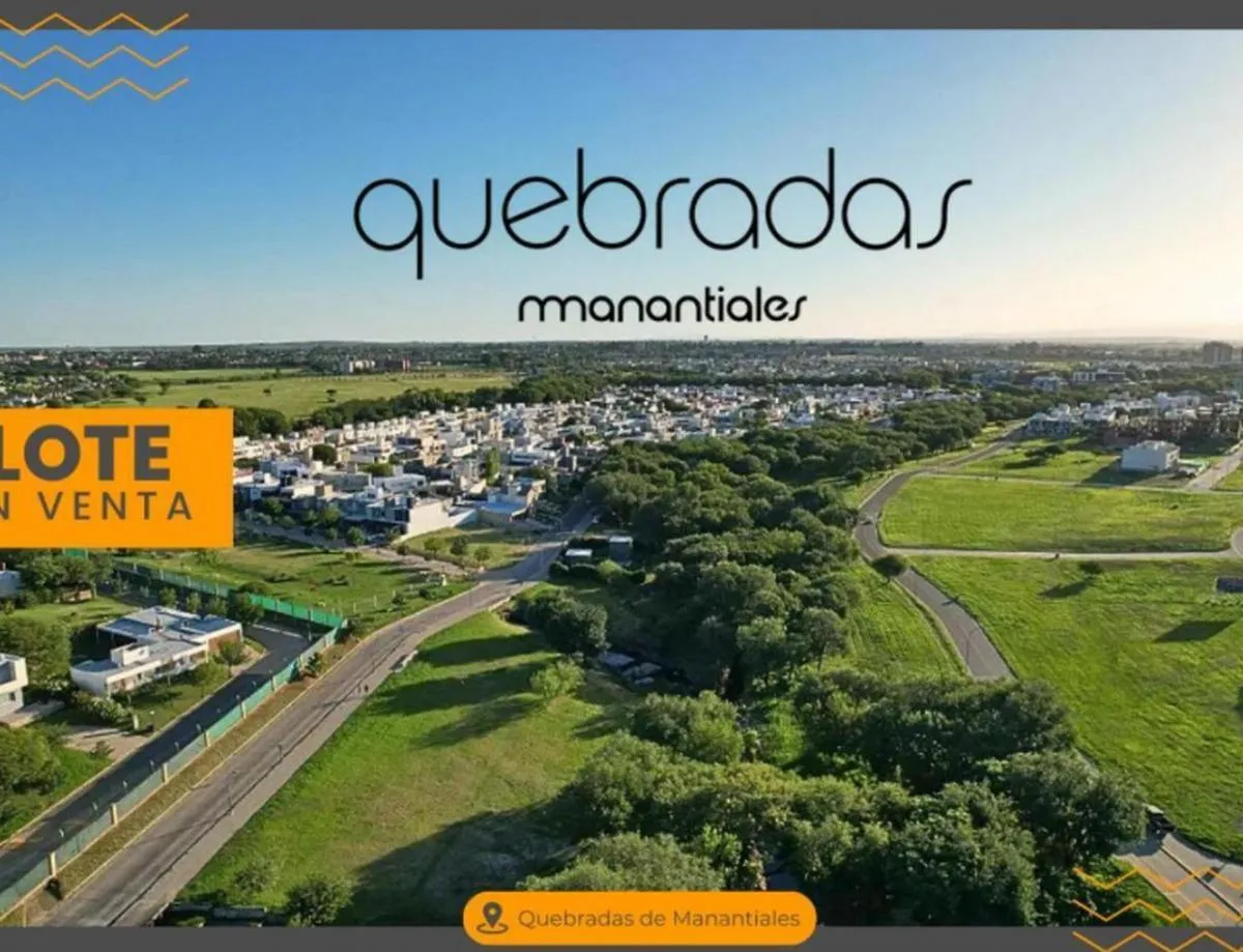 Lote en Quebradas de Manantiales, 330 m², Central, Fondo Sur, Apto Duplex