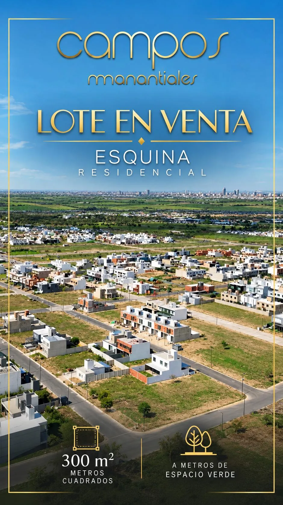 CAMPOS DE MANANTIALES LOTE EN VENTA CENTRAL