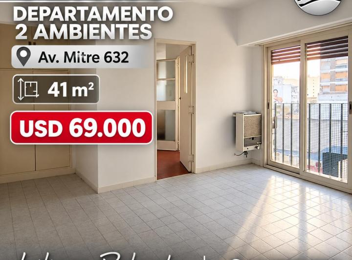 Departamento · 41m² · 2 Ambientes