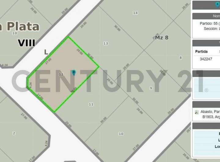 Terreno · 595m²