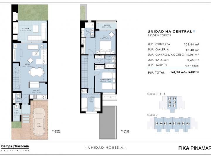 Casa · 108m² · 4 Ambientes · 1 Cochera