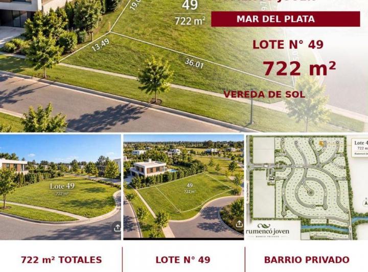 Terreno · 722m²