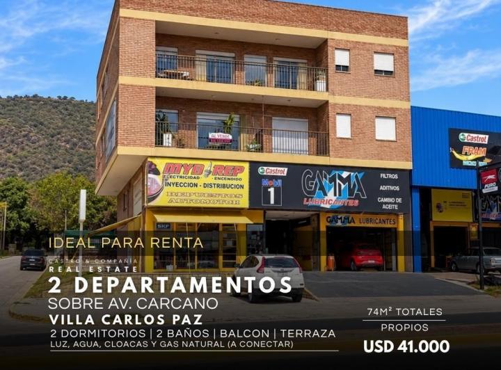 Departamento · 74m² · 2 Ambientes
