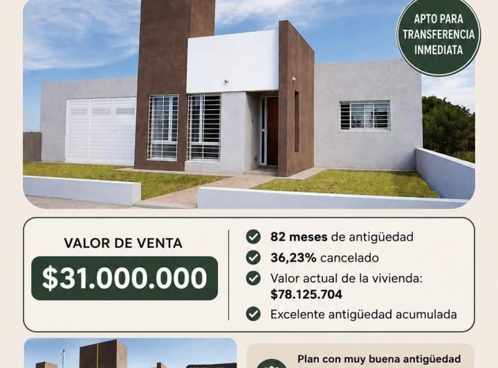 Casa · 51m² · 5 Ambientes · 1 Cochera