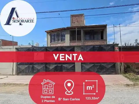 Dúplex en barrio ampliación san carlos