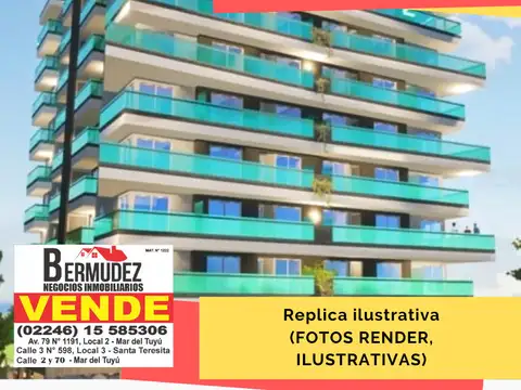 Departamento en Venta en Mar de Ajo, Partido de La Costa