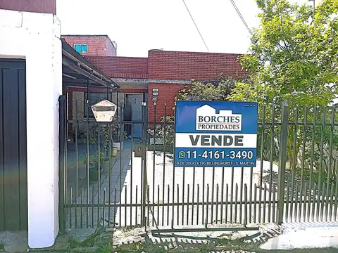 Casa en Venta en Billinghurst, General San Martin
