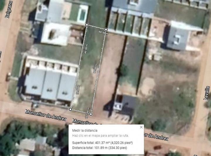 Terreno · 400m² · 1 Ambiente