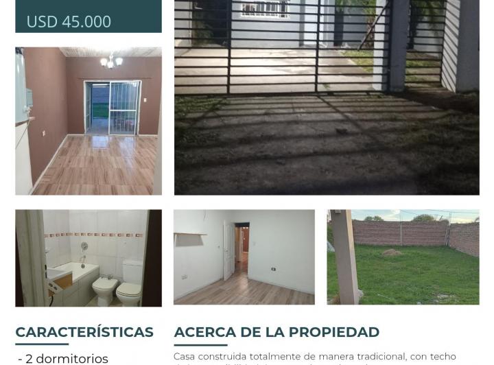 Casa · 65m² · 6 Ambientes · 1 Cochera