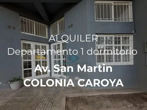 Alquiler- depto 1 dorm + patio- colonia caroya