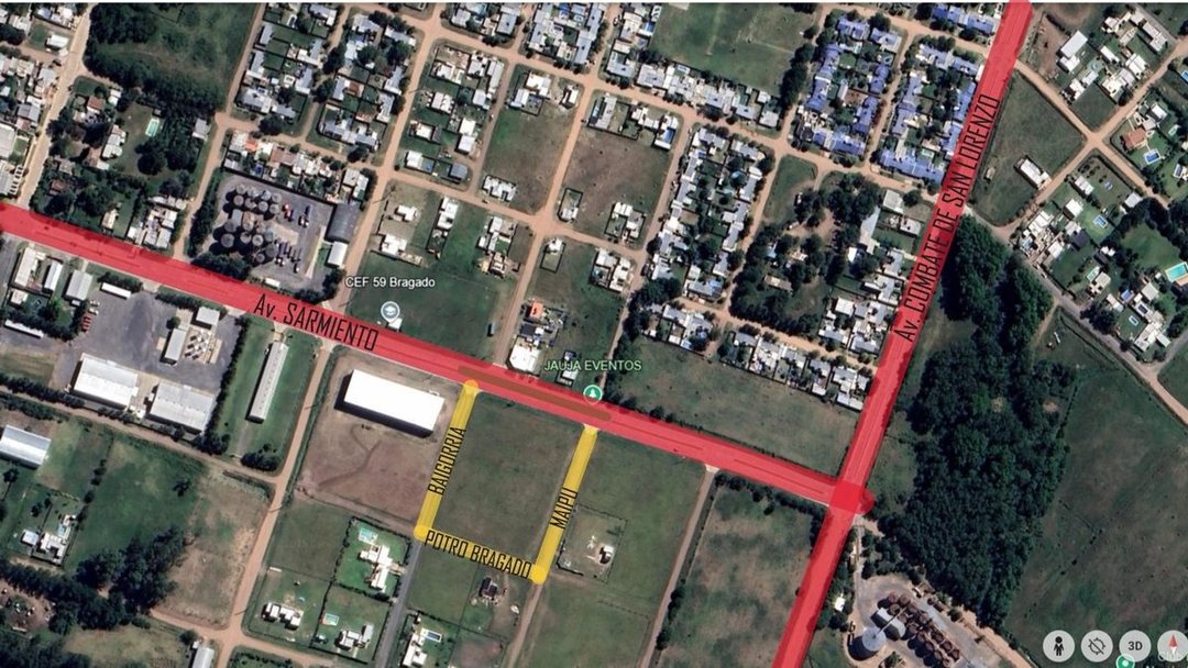 LOTEO EN VENTA EN BRAGADO