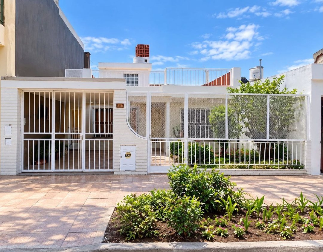 VENTA CASA DOS DORMITORIOS COCHERA Y JARDIN VERDE