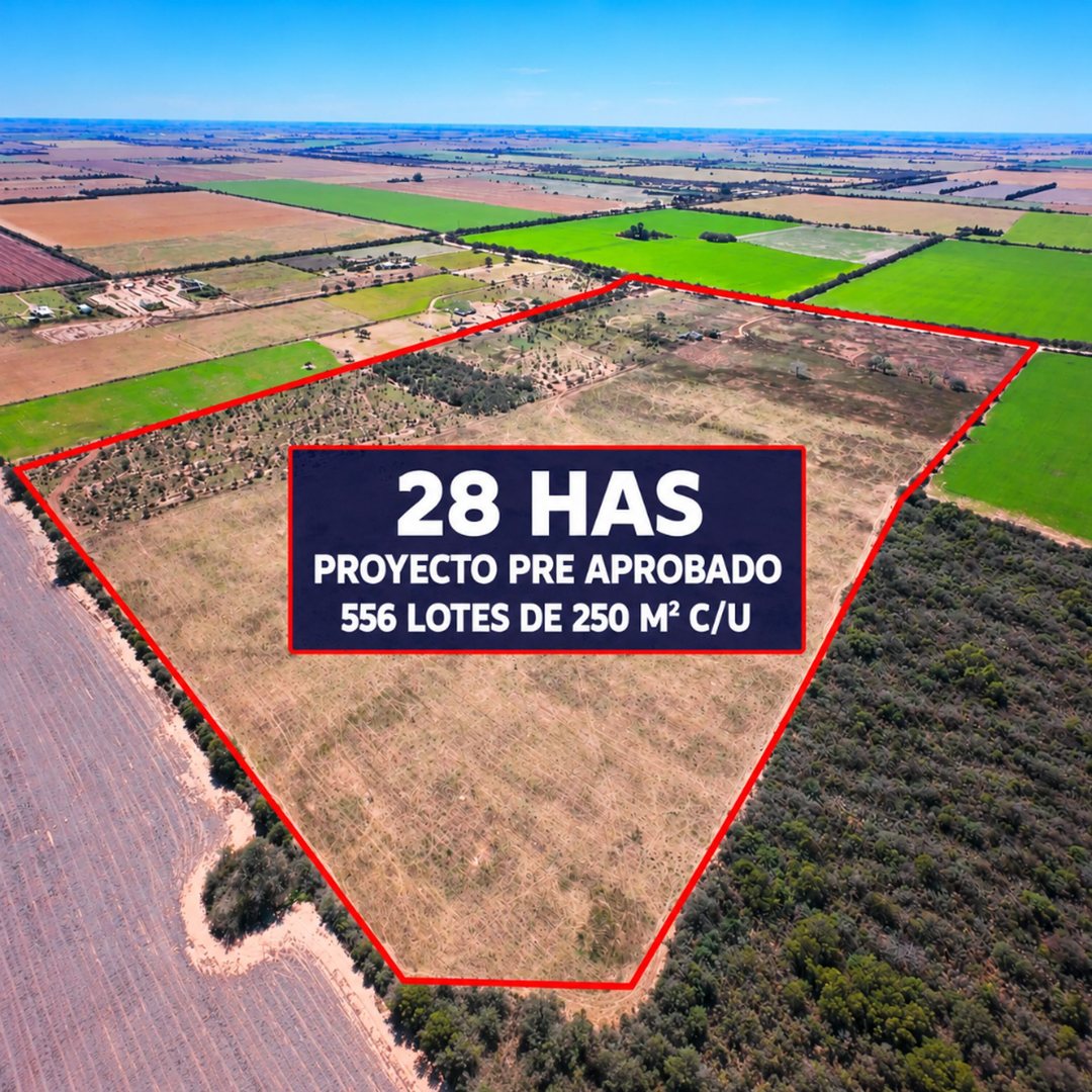 Venta Campo Montecristo 28 has Loteo preaprobado