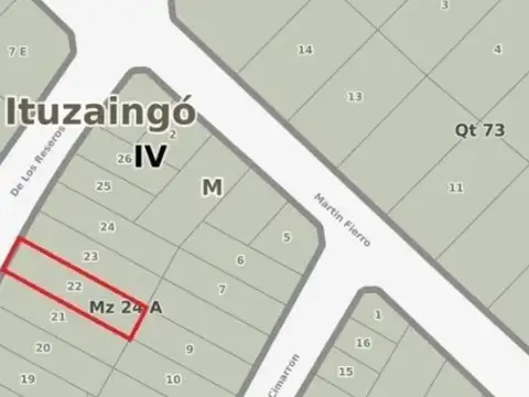 Terreno en Venta en Barrio Parque Leloir, Partido de Ituzaingó