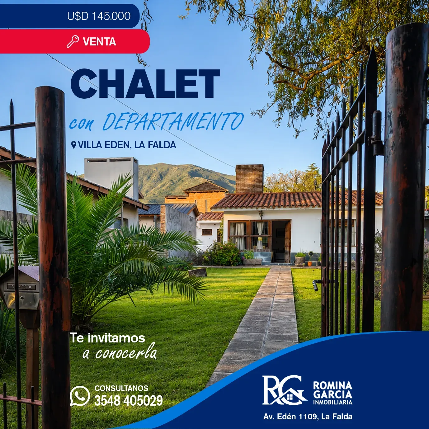 Invertí en La Falda: chalet con departamento independiente y 973 m² de terreno